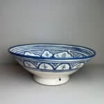 Moroccan ceramic bowl 26 cm_blue