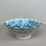 Moroccan wave-shaped ceramic bowls in many different colors - 16 cm in diameter