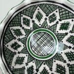 Marokkaanse golfvormige keramische kommen in veel verschillende kleuren - 16 cm in diameter