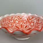 Moroccan wave-shaped ceramic bowls in many different colors - 16 cm in diameter