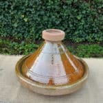 Marokkansk tagine i tamegroute keramik