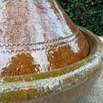 Marokkaanse tajine in tamegroute-keramiek