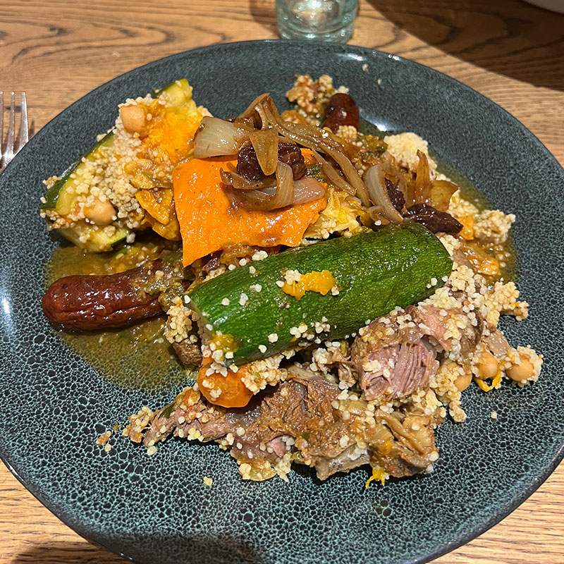 couscous on plate
