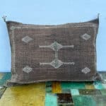 Moroccan cactus silk cushions_earth colors motif 2