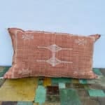 Moroccan cactus silk cushions_earth colors motif 4