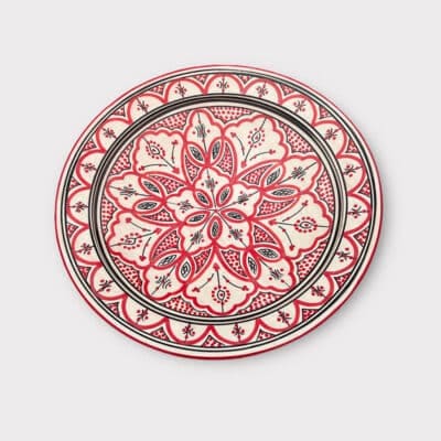 Moroccan dish 42 cm in red_1.