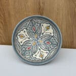 Marockansk keramikskål_20 cm i lavendelblått