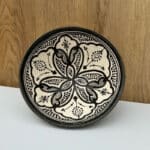 Marokkanische Keramikschale_20 cm in Schwarz