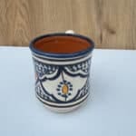 Moroccan mug with handle_dark blue (red
