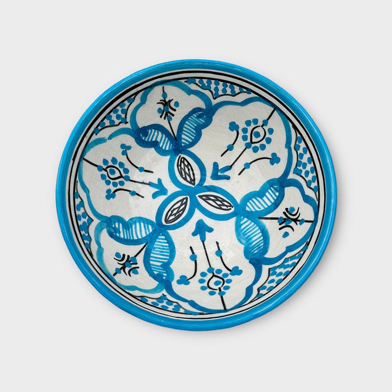 Billede af Marokkanske skåle - 14 cm. - Himmelblå