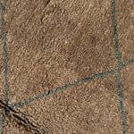 Marokkansk Beni Ouarain_Brun med blått mønster_AZEL