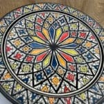 Marokkaanse schotel_35 cm veelkleurige kermis