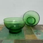 Groen glazen schaaltje_model 2