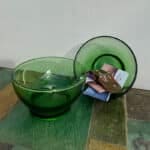 Groen glazen schaaltje_model 2