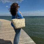 Moroccan beach bag/shopper_VANILLA