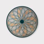 35 cm keramische schaal Groen_8_1 35 cm keramiek schaal Groen_8