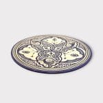 assiette violette de 26 cm