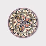 assiette violette de 26 cm