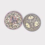 assiette violette de 26 cm