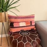 Marokkaans kussen gemaakt van vintage tapijt_TEDDY_motief 10