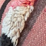 Marokkaans kussen gemaakt van vintage tapijt_TEDDY_motief 1