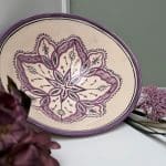 Marokkansk keramikkskål_32 cm lilla