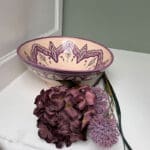 Marokkansk keramikkskål_32 cm lilla