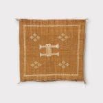 Kaktuslignende putetrekk i terrakotta med hvite detaljer, motiv 7