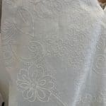 Fleur de brise shirt wit met geborduurd patroon