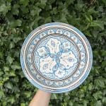 plat à couscous bleu clair 5