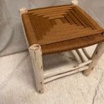 tabouret en corde tressée couleur cuivre 5