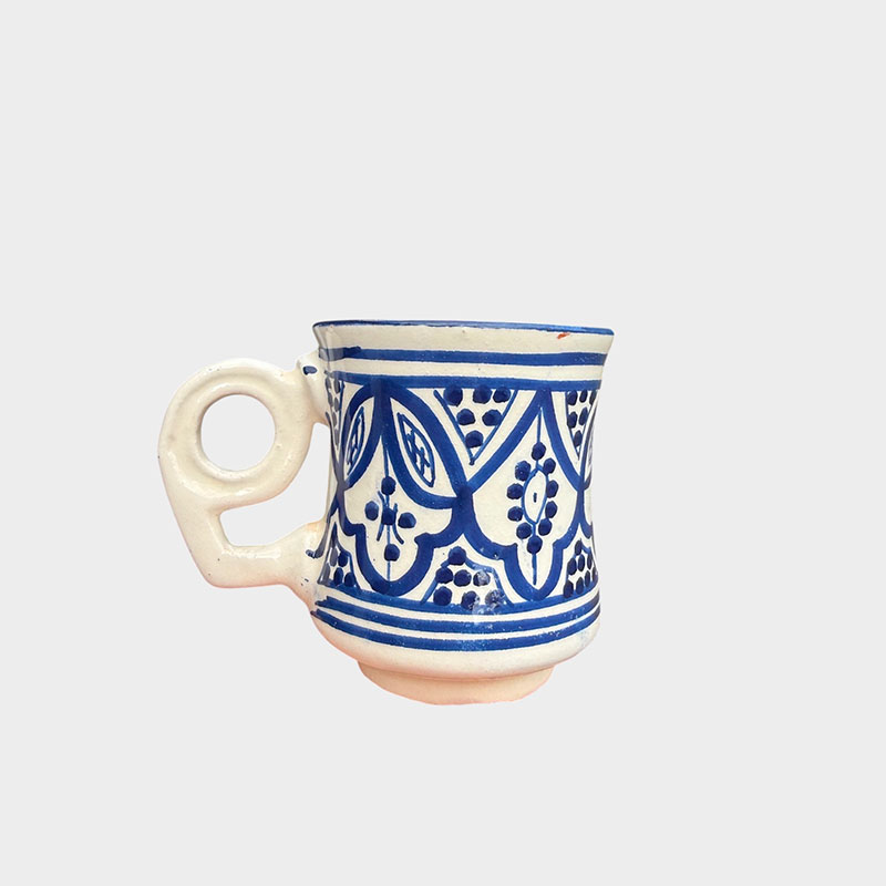 mug with eye handle