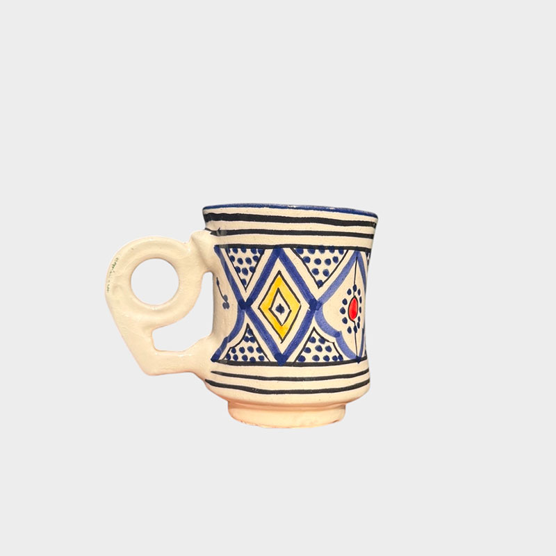 mug with eye handle
