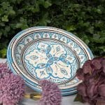 plat à couscous bleu clair 2