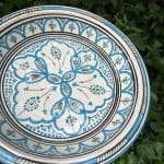 plat à couscous bleu clair 3