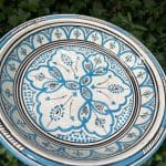 plat à couscous bleu clair 4