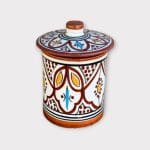 Pots marocains à couvercle plat marron 2