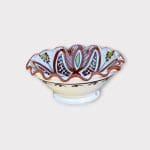 Marokkaanse keramiek kom 12 cm golfbruin