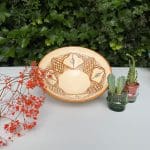 Marokkaanse keramiek kommen 25 cm bruin 1 2