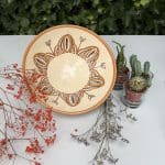 Marokkaanse keramiek kommen 25 cm bruin 2 1