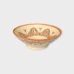 Marokkaanse keramiek kommen 25 cm bruin 2 3