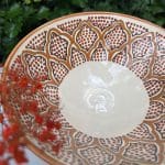 Marokkaanse keramiek kommen 25 cm bruin 3 1