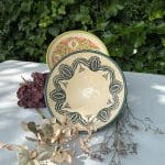 Marokkaanse keramiek kommen 25 cm beide groen