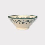 Marokkaanse keramiek kommen 25 cm donkergroen 4