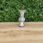 Marokkaanse keramische golvende vazen donkerblauw