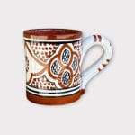 Marokkanischer Becher mit Henkel braun