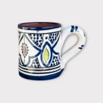 Marokkanischer Becher mit Henkel blau