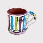 Marokkanische Tassen mit Hank-Streifen