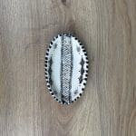 Moroccan ceramic oval dishes black 2