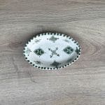 Moroccan ceramic oval dishes green 2